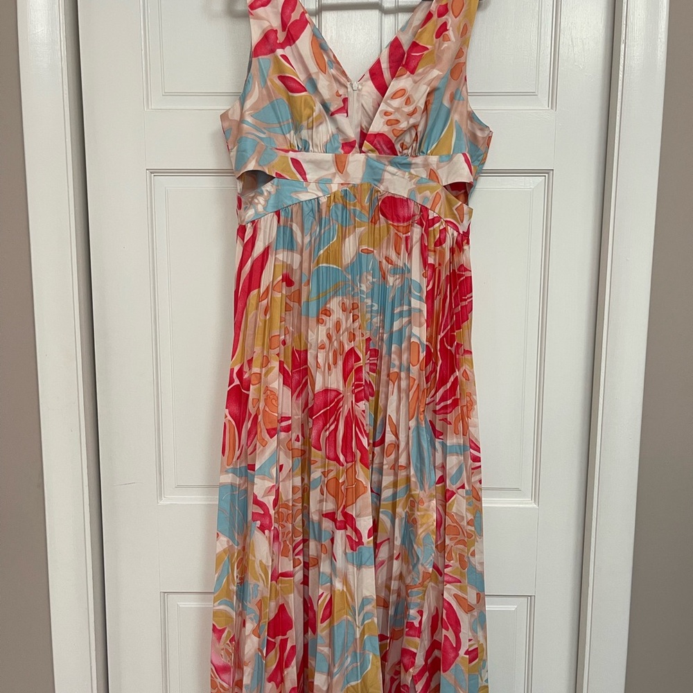 SHEIN Multicolor Floral Maxi Dress